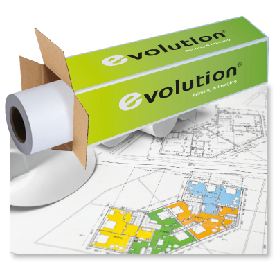 Бумага  EVOLUTION PPC Premium EXTRA Paper 80gr 0.620x175 м ( ex. 450L91239)