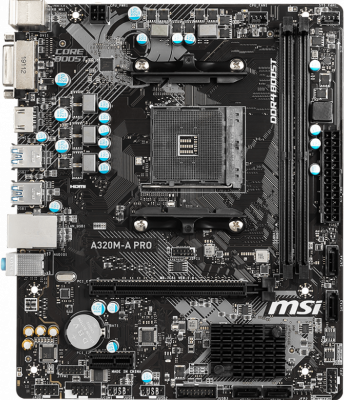 Материнская плата MSI A320M-A PRO