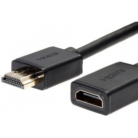 Кабель удлинительный  HDMI-19M---HDMI-19F ver 2.0, 2m, Telecom ! 