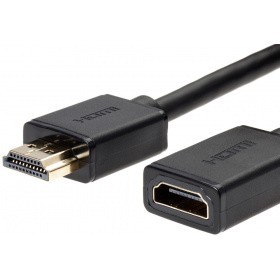 Кабель удлинительный  HDMI-19M---HDMI-19F ver 2.0, 3m, Telecom ! 