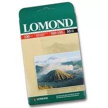 Фотобумага LOMOND Односторонняя Глянцевая 230г/м2,A6 (10X15)/ 50л. для струйной печати.   