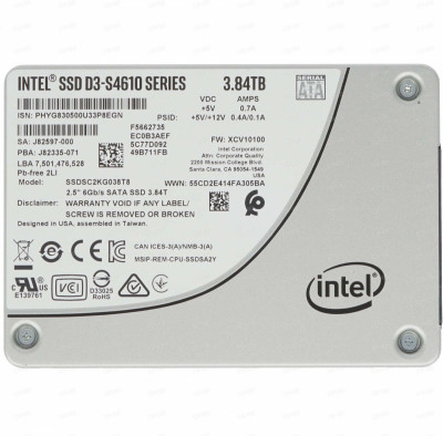 Твердотельный накопитель Intel D3-S4610 Series SSDSC2KG038T801