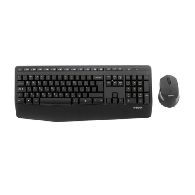 Комплект (клавиатура + мышь) Logitech Wireless Desktop MK345 Combo Black Retail