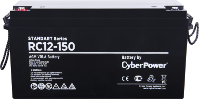 Аккумуляторная батарея SS CyberPower RC 12-150 / 12 В 155 Ач CyberPower Standart Series RC 12-150