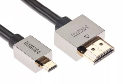 Кабель HDMI-19M --MicroHDMI-19M ver 2.0+3D/Ethernet,1.8m метал разъемы VCOM 