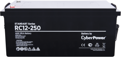 Аккумуляторная батарея SS CyberPower RC 12-250 / 12 В 250 Ач CyberPower Standart Series RC 12-250
