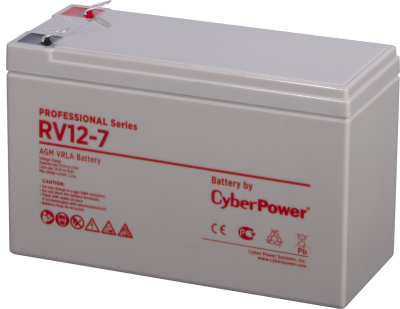 Аккумуляторная батарея PS CyberPower RV 12-7 / 12 В 7,5 Ач CyberPower Professional Series RV 12-7