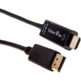 Кабель-переходник DisplayPort M-> HDMI M 4K@30Hz 1.8m Telecom  (TA811-1.8M)