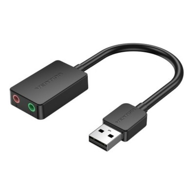 Внешняя звуковая карта Vention USB Черная, шт. Vention CDYB0