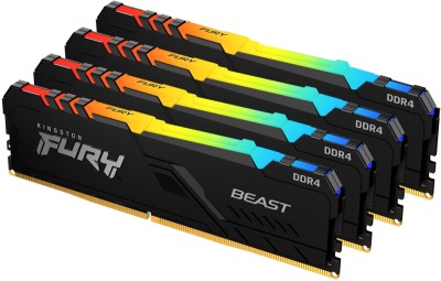 Память оперативная Kingston FURY Beast RGB KF426C16BB2AK4/128