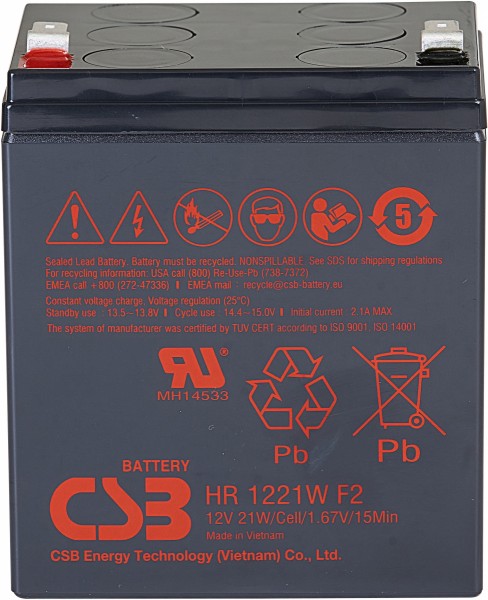 Батарея CSB GP HR1221W F2