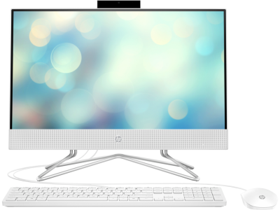 Моноблок HP All-in-One 22-df0147ur Bundle PC