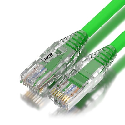 GCR Патч-корд 2.0m LSZH UTP кат.5e, зеленый, коннектор ABS, 24 AWG, ethernet high speed 1 Гбит/с, RJ45, T568B, GCR-52669 Greenconnect RJ45(m) - RJ45(m) Cat. 5e UTP  2м зеленый