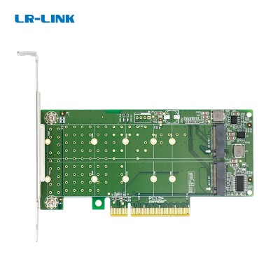 Адаптер для SSD LR-Link PCIe x8 to 2-Port M.2 NVMe Adapter