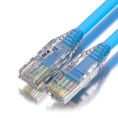 GCR Патч-корд 2.0m LSZH UTP кат.5e, синий, коннектор ABS, 24 AWG, ethernet high speed 1 Гбит/с, RJ45, T568B, GCR-52678 Greenconnect RJ45(m) - RJ45(m) Cat. 5e UTP 2м синий