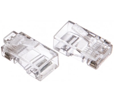 Коннекторы RJ-45 (8P8C) для UTP кабеля 5 кат. ( упаковка по 20 шт.) VCOM 