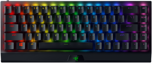 Игровая клавиатура Razer BlackWidow V3 Mini HyperSpeed (Yellow Switch) - Russian Layout Razer BlackWidow V3 Mini