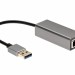 Кабель-переходник USB 3.0 (Am) --> LAN RJ-45 1000 Mbps, Alum Shell, iOpen (Aopen/Qust) <ADU312M> VCOM ADU312M