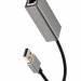 Кабель-переходник USB 3.0 (Am) --> LAN RJ-45 1000 Mbps, Alum Shell, iOpen (Aopen/Qust) <ADU312M> VCOM ADU312M