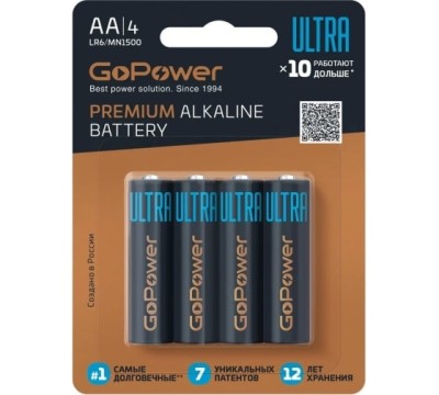 Батарейка GoPower ULTRA LR6 AA 00-00026394