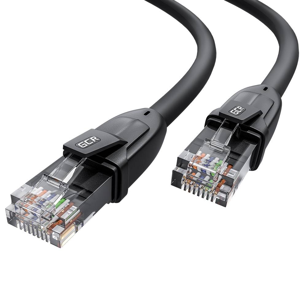 GCR Патч-корд прямой 2.0m UTP кат.6, черный, 24 AWG, ethernet high speed,  RJ45, T568B, GCR-52528 Greenconnect RJ45(m) - RJ45(m) Cat. 6 UTP 2м черный  купить по цене 192 руб. с доставкой —