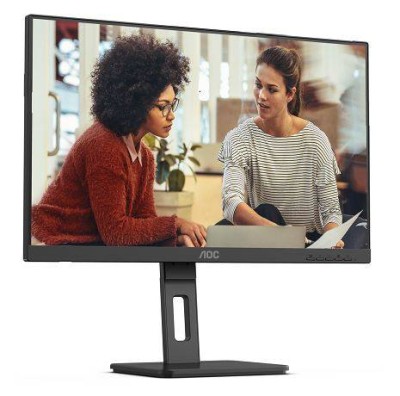 МОНИТОР 23.8" AOC 24E3QAF Black с поворотом экрана (IPS, 1920x1080, 75Hz, 4 ms, 178°/178°, 300 cd/m, 20M:1, +HDMI 1.4)