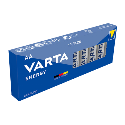 Батарейка Varta ENERGY LR6 AA BOX10 Alkaline 1.5V (4106) (10/400)(10шт) VARTA 04106229410