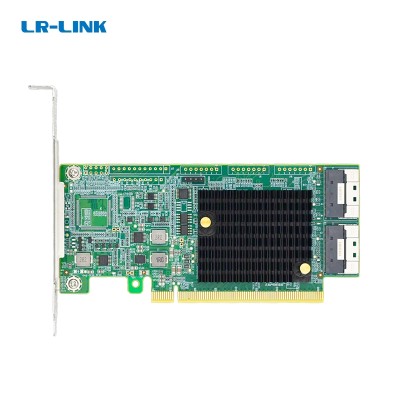 Адаптер для SSD LR-Link PCIe x16 to Two SlimSAS SFF-8654 8i LRNV9F24