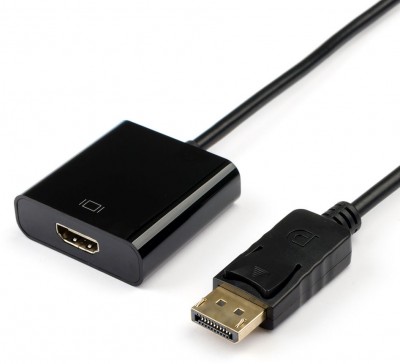 Переходник 0.1 м DisplayPort(m) <=> HDMI(f) ATcom DisplayPort (m) - HDMI (f) 0.1 м