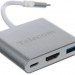 Кабель-концентратор USB3.1 TypeCm -->HDMI+USB3.0 +PD charging 4K@30Hz, Telecom<TUC010> Telecom TUC010