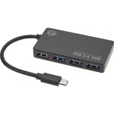 Кабель-адаптер  USB3.1 Type-CM --> 4*USB3.0 (F) VCOM <DH302C>