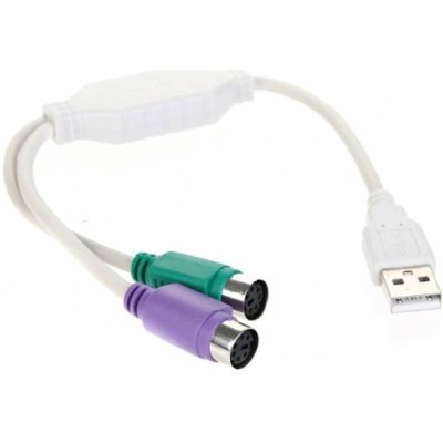 Кабель USB A->2xPS/2 (подключение PS/2 клав и мыши к USB порту) Telecom<TUS7057>